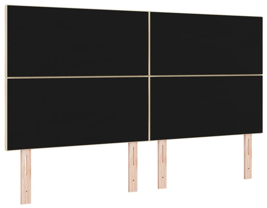 LED Fejtámla Gyémánt Blokk Design Krém 180 cm Szövet
