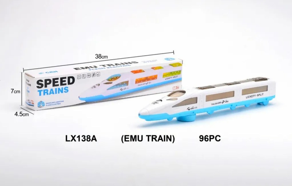 Emu Pendolino Vonat Világít Hanggal Zenével Expressz