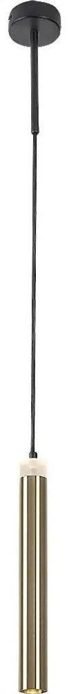 Rabalux Rabalux 72238 - LED Csillár zsinóron THELMA LED/10W/230V 4000K fekete/arany RL72238