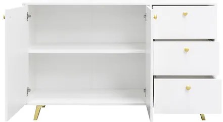 Komód Astradon 2D3S (fekete + arany) . 1103633