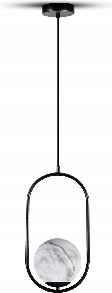 Led mennyezeti lámpa üveg lámpabúra Márvány Modern E27 Prémium Design