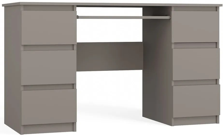 Faenza Kuba számítógépasztal, 130x76x51 cm, agyag színű