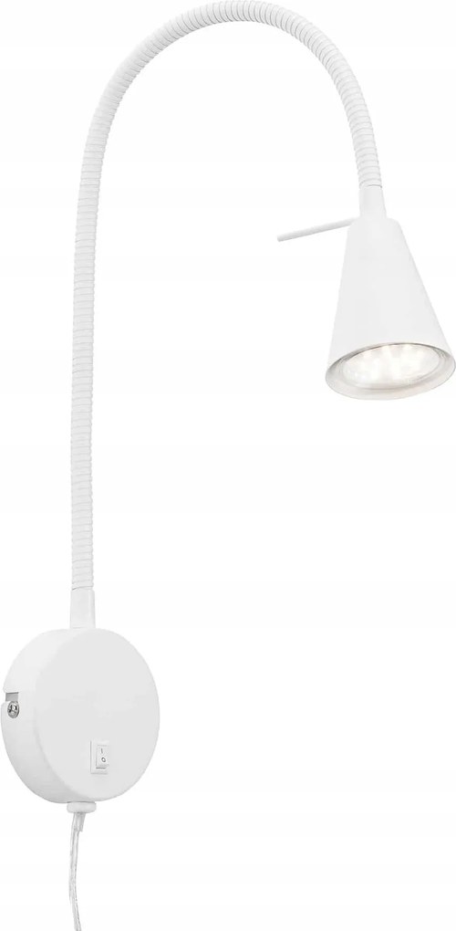 Briloner flexibilis fali lámpa GU10, 45 cm, fehér, 5W, 400 lm