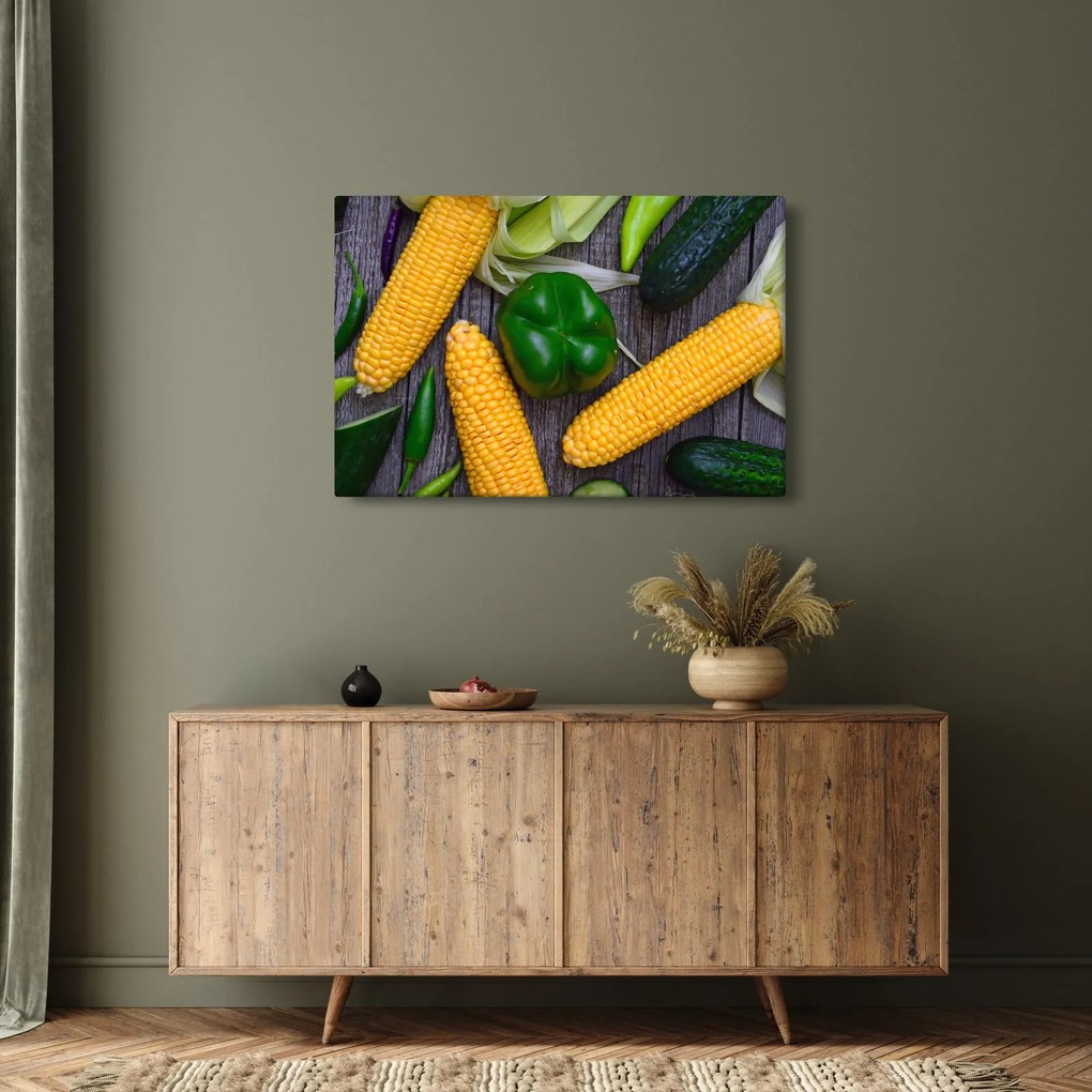 Zöldség képe (90x60 cm)