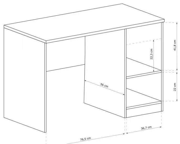 PC asztal Titanus 19 (lefkas tölgy). Akció -15%. 1055528