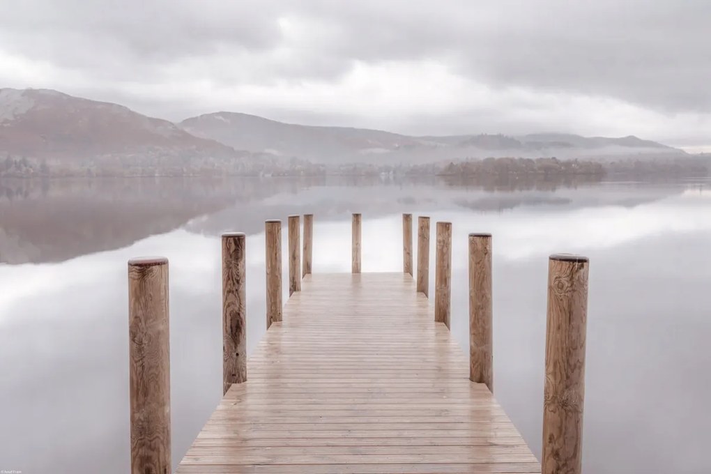 Poszter 60x40cm Móló Derwentwaterben 2, Assaf Frank