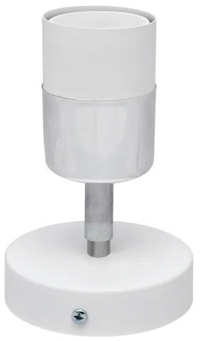 LED Fali spotlámpa TUBSSON 1xGU10/4,8W/230V fehér/fényes króm