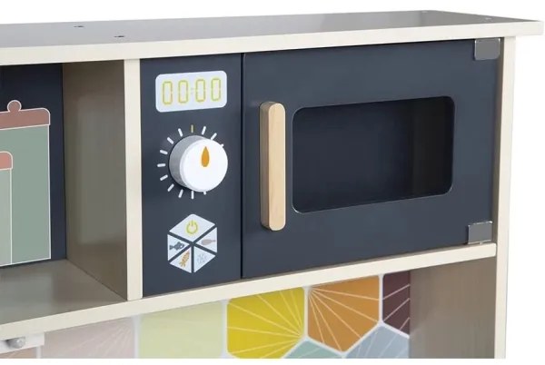 Janod - Fa konyha LED MOZAIC tábla 2xLR6 elemmel