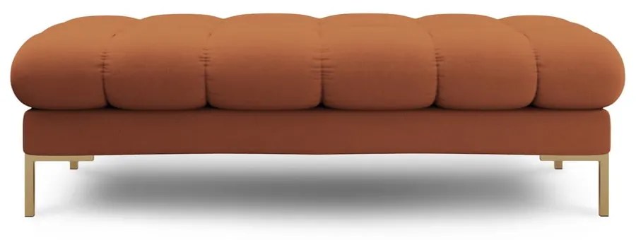 Téglavörös párnázott pad Bali – Cosmopolitan Design