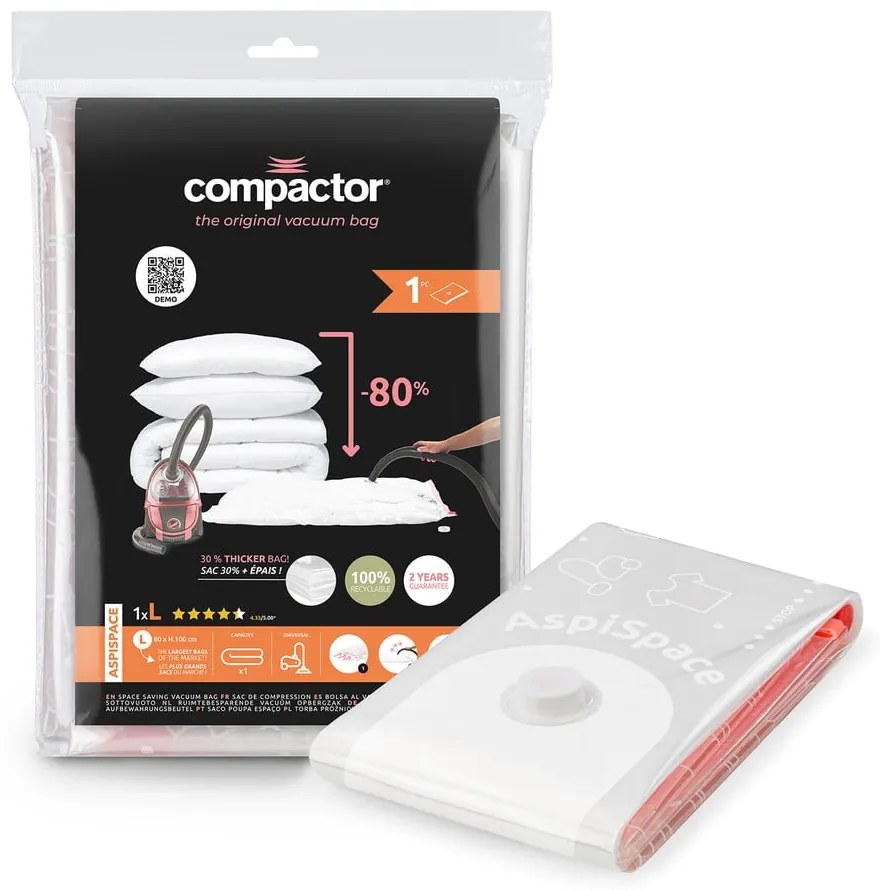 Vákuumzsák Single Space L – Compactor