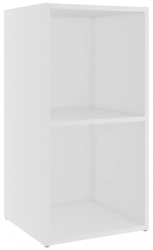 fehér szerelt fa TV-szekrény 72 x 35 x 36,5 cm
