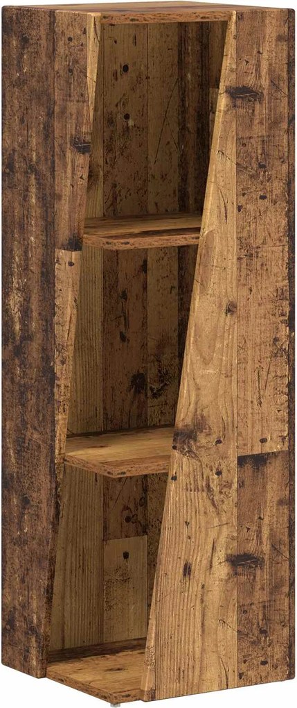 vidaXL Oldalsó polc Öreg fa 33 x 32 x 100,5 cm Faanyag