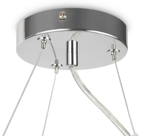 Maytoni MOD545PL-11CH - Csillár zsinóron DALLAS 11xG9/28W/230V króm