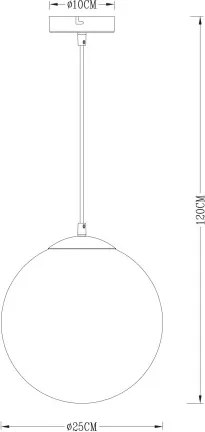 Globo 15856 Függeszték, metál arany, üveg átlátszó,arany, ø: 250, Foglalat típusa:1xE27 60W 230V