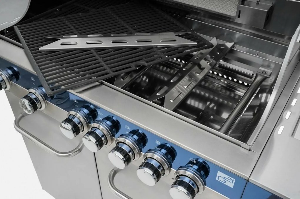 G21 Florida BBQ Premium line gázgrill, 7 égő + nyomásszabályozó szelep ingyen