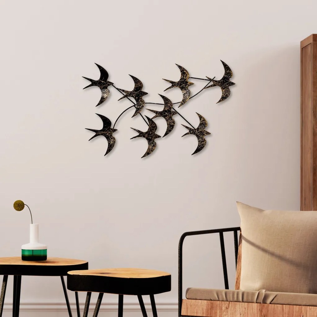 Flying fém fali dekoráció, 69×41 cm – TR891TNL3288