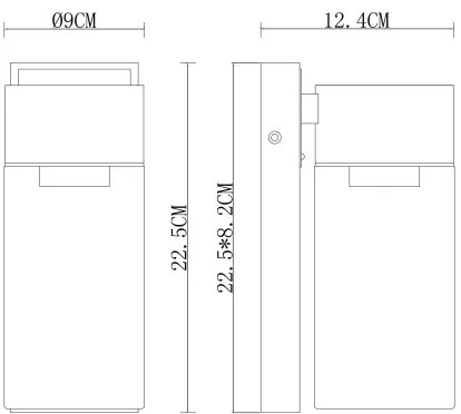 Globo 31975 - Kültéri fali lámpa ETSI 1xE27/40W/230V IP44