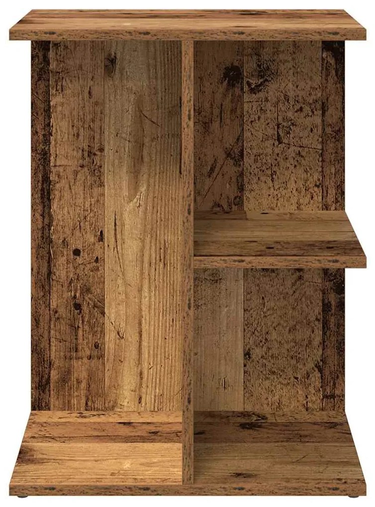 Éjjeliszekrény régi fa 46,5x29x61 cm gépelt fa