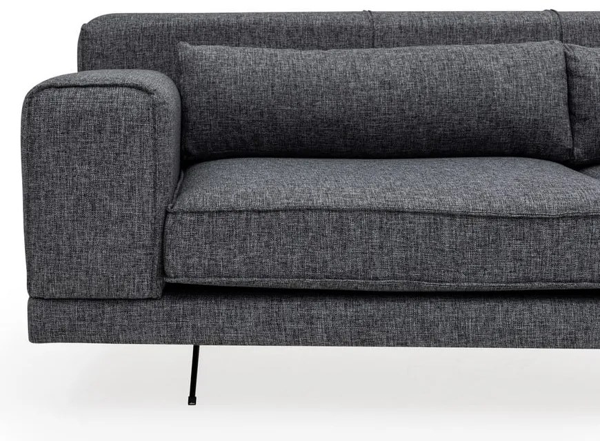 Jivago sötétszürke sarokkanapé, jobb oldali - Artie