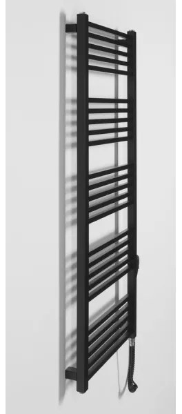 Sapho - METRO-E elektromos törölközőszárító 500W/230V 50x134 cm matt fekete