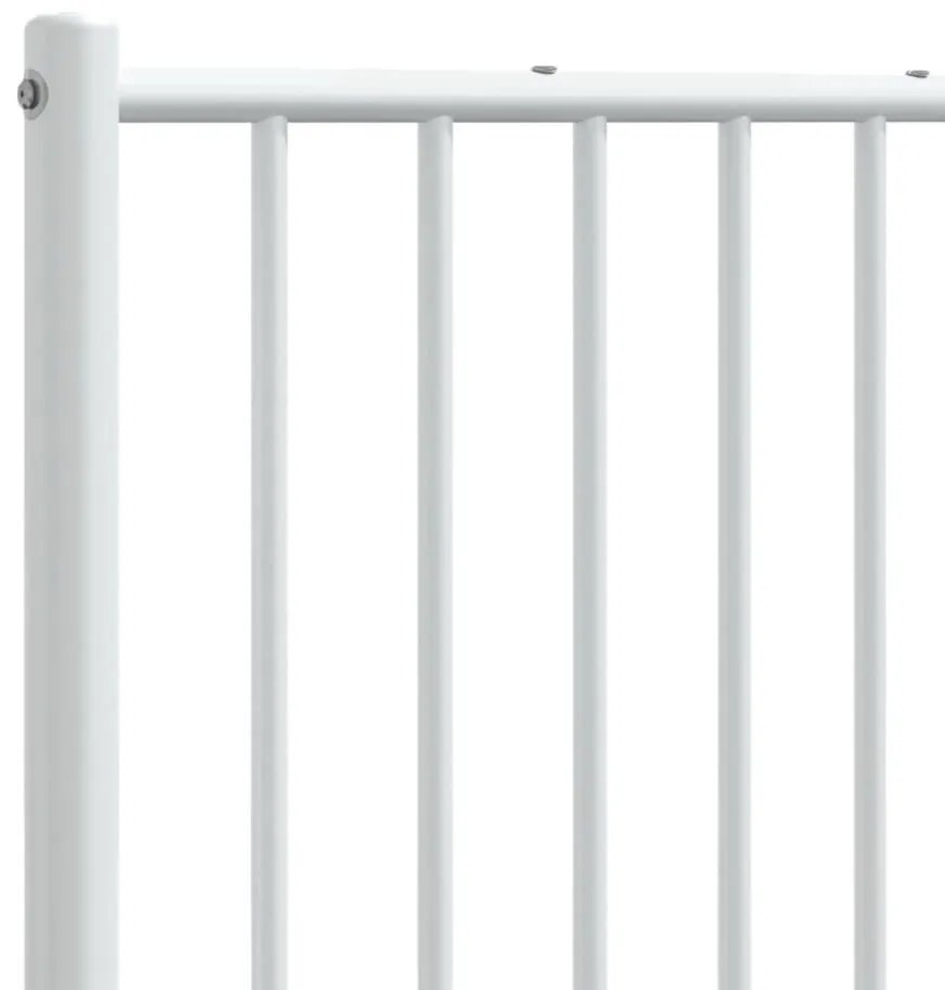 fehér fém fejtámla 160 cm