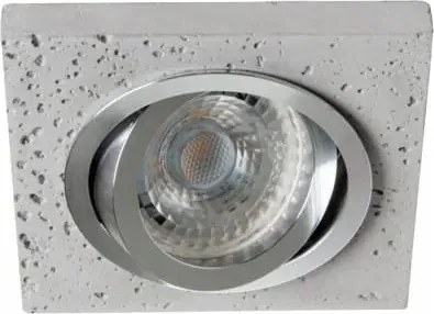 Süllyesztett lámpatest állítható spot szürke beton négyzet szem Kanlux