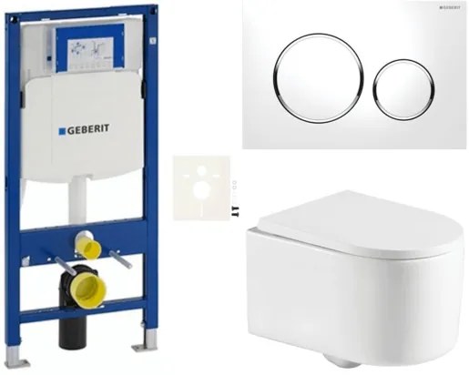 Geberit fali WC szett előtétfalas szereléshez + SAT WC SIKOGESTOR72S20