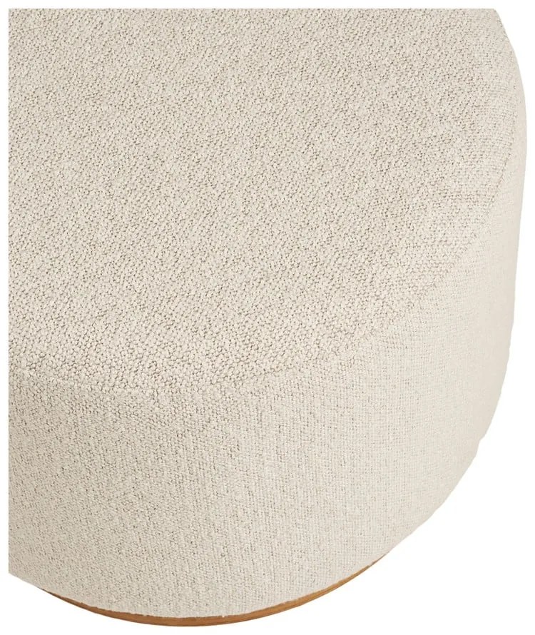 Bézs buklé puff Daisy – House Nordic