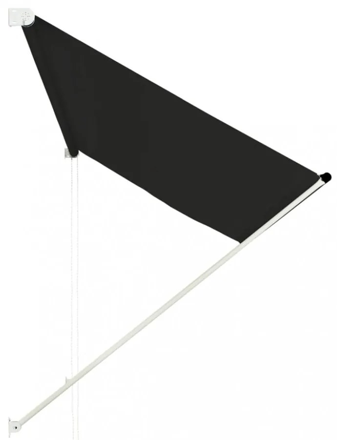 feltekerhető antracitszürke napellenző 250 x 150 cm