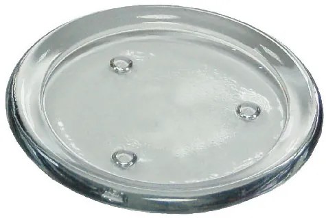 Üveg gyertyatartó dia 14cm