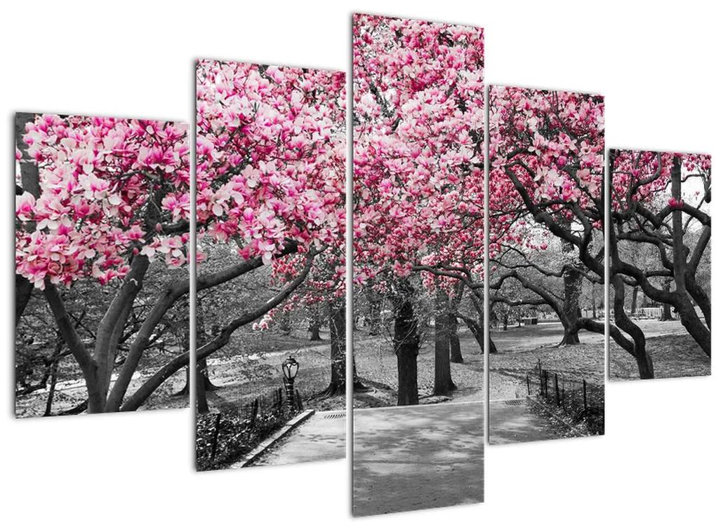 Kép a magnólia fákról (150x105 cm)