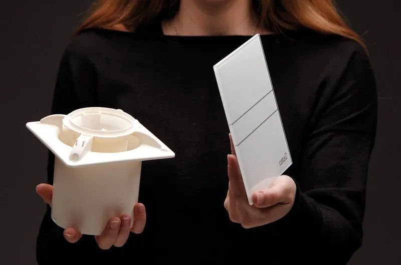 Cata, E-120 GTH axiál fürdőszoba ventilátor automatával, 6W / 11W, cső 120mm, fehér, 00901200