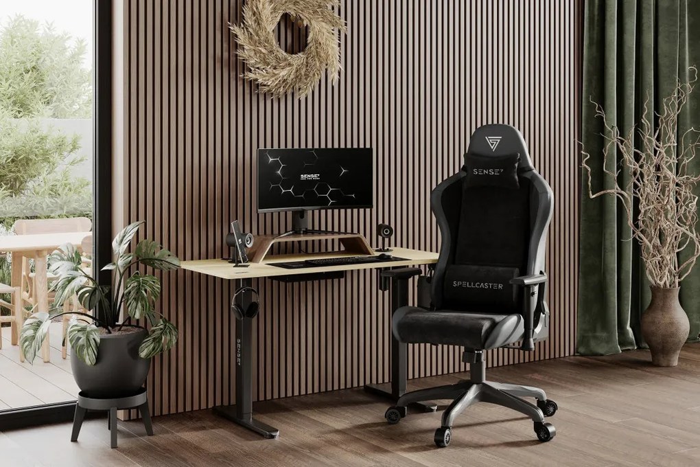 Gamer szék Spellcaster FUKU PU fotel fekete