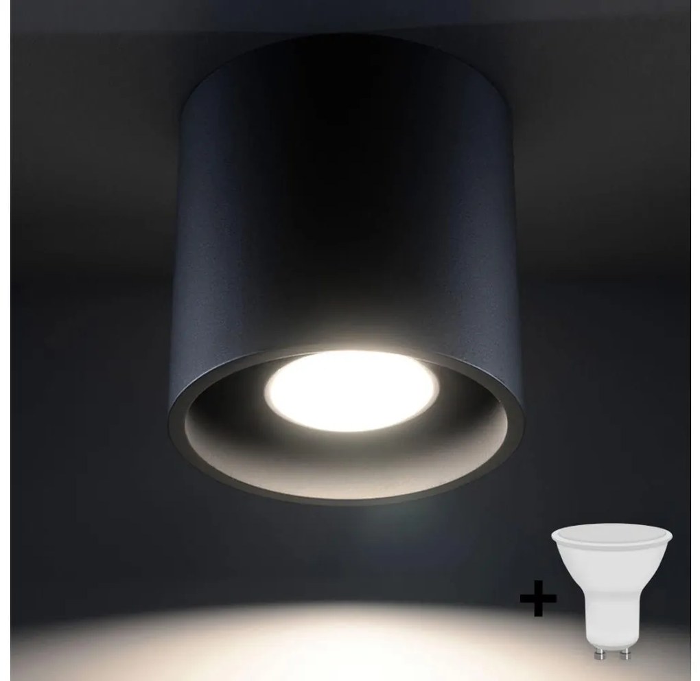 Brilagi -  LED Spotlámpa FRIDA 1xGU10/7W/230V fekete BR.0016