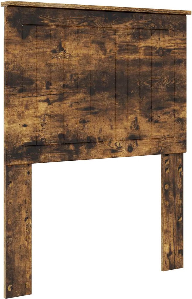 vidaXL Fejtámla fejtámlával Füstölt tölgy 75 cm Faanyag