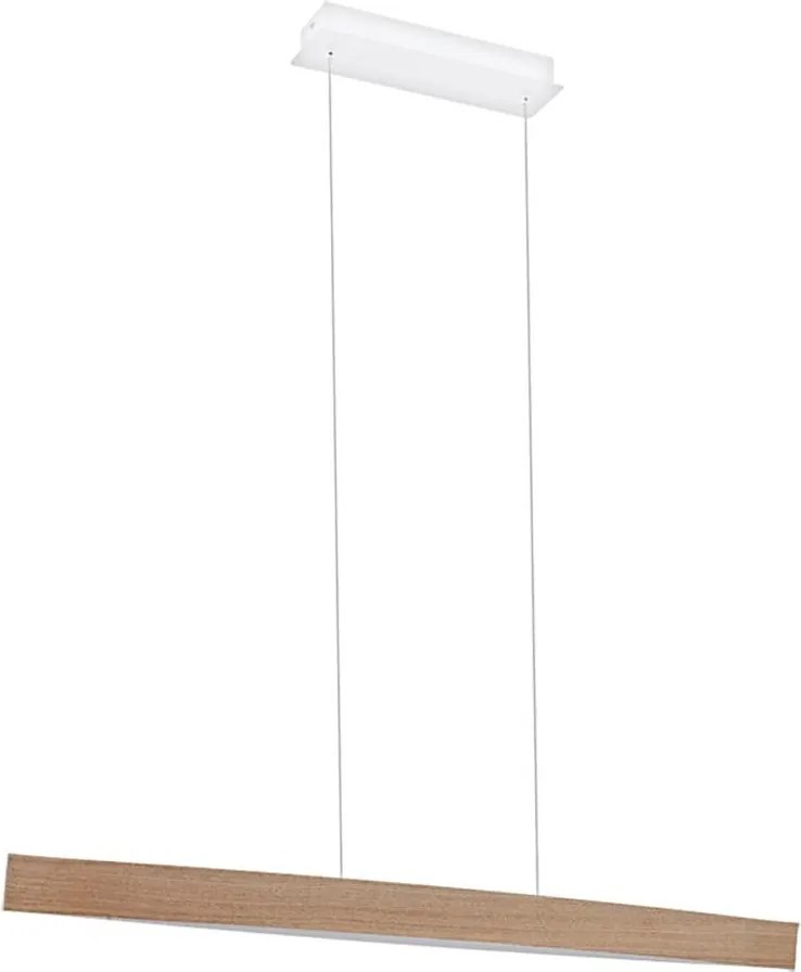 Eglo 93342 - LED függeszték FORNES LED/24W/230V tölgy