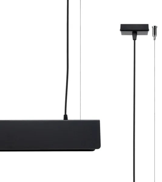 Sollux SL.1395 - LED Csillár zsinóron SPARK 1xG13/8,5W/230V fekete