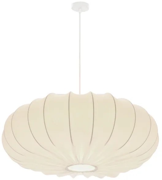 Zsinóros csillár CAFEE 1xE27/40W/230V Ø 66 cm fehér