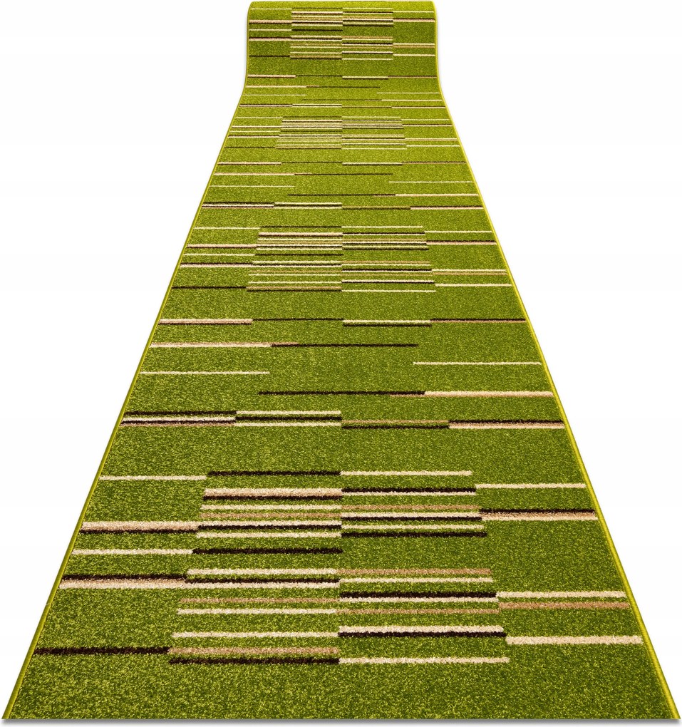 Futószőnyeg Karamell 100 Neli zöld Csíkos ^*Q994