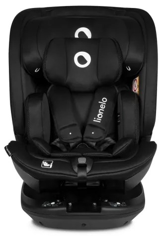 Lionelo - BASTIAAN i-Size forgatható autósülés alappal, 40-150 cm, fekete karbon