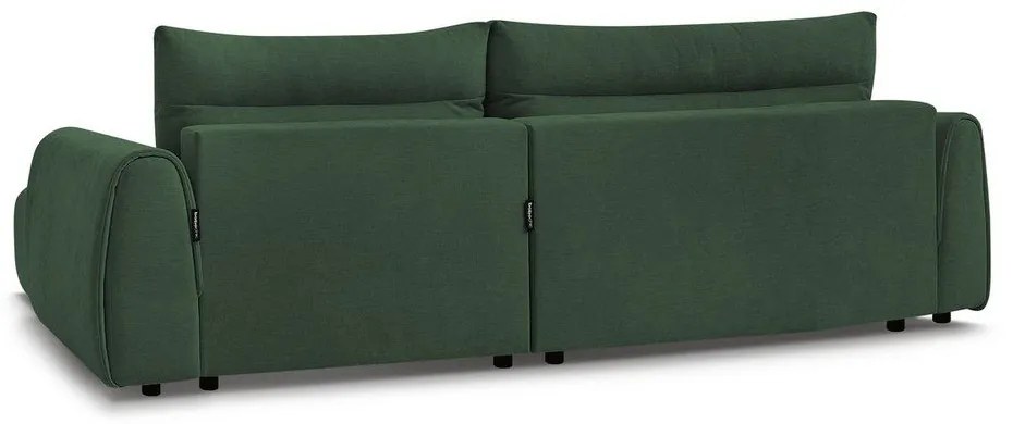 Sötétzöld sarokkanapé Aden – Bobochic Paris
