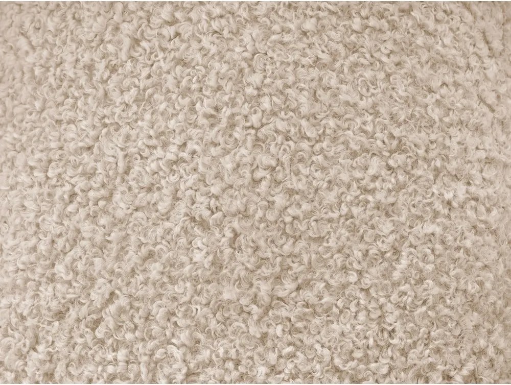 Világosbarna buklé kanapé 232 cm Hippolyte – Bobochic Paris