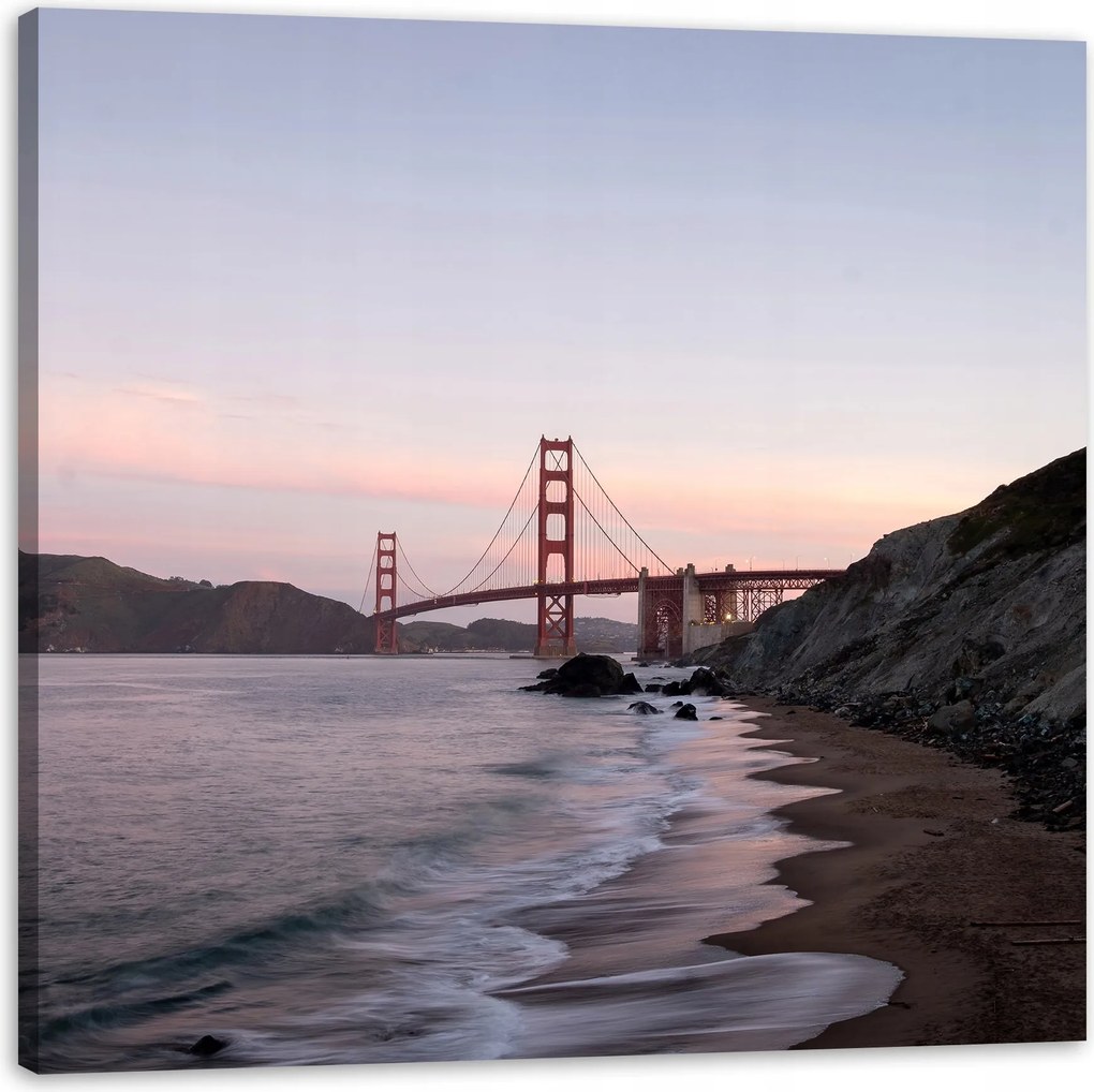 Golden Gate építészet vászonkép 90x90 cm