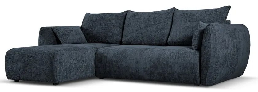 Sötétkék sarokkanapé (bal oldali) Matera – Cosmopolitan Design