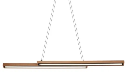 LED csillár zsinóron SENTO LED/19W/230V fa kivitel