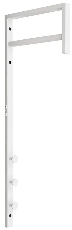 Trento ruhatartó állvány, fém, fehér