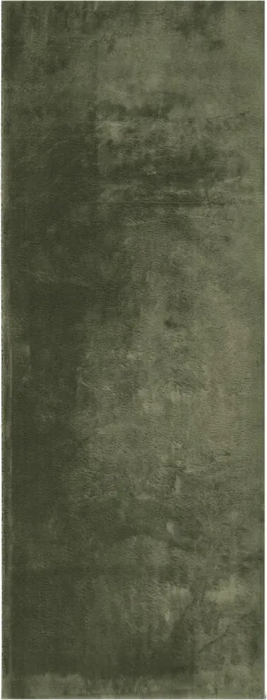 vidaXL HUARTE erdőzöld rövid szálú puha és mosható szőnyeg 80 x 200 cm