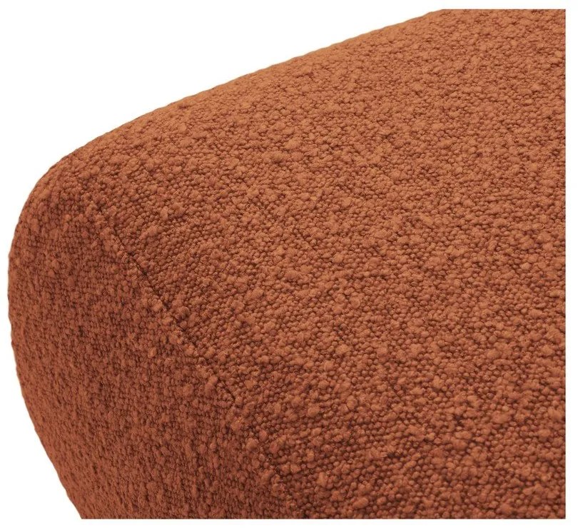 Barna buklé puff Molino – Micadoni Home