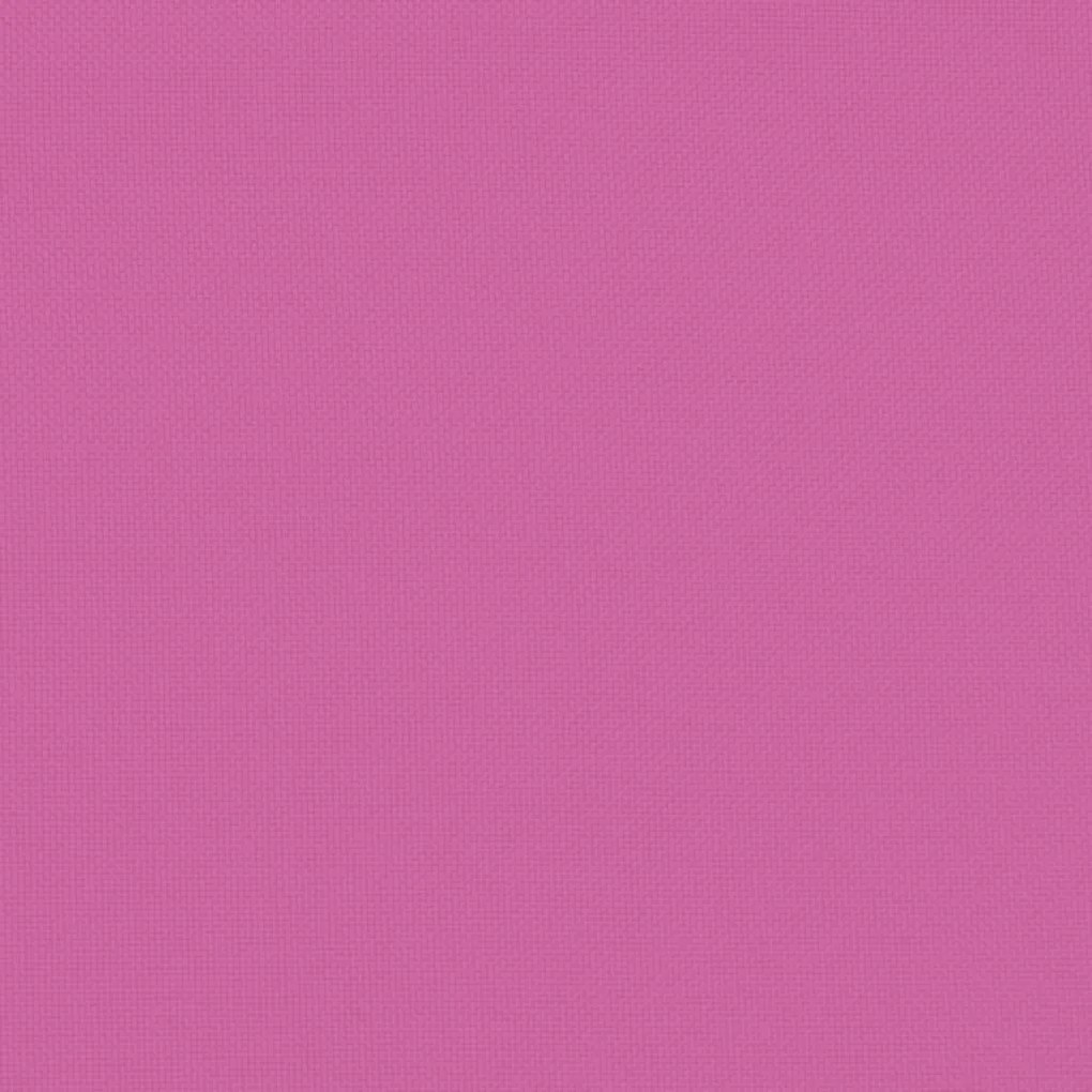 6 db rózsaszín szövet alacsony háttámlájú székpárna