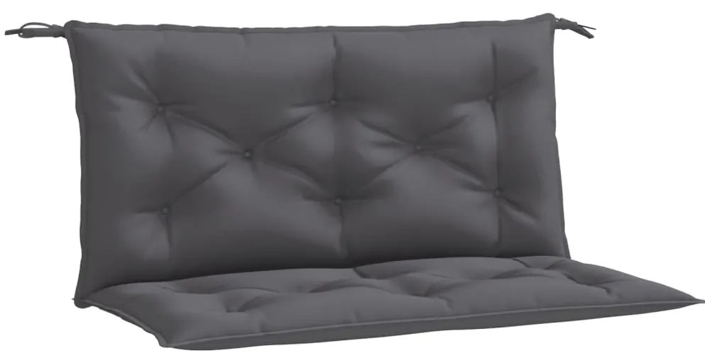 2 db antracit oxford szövet kerti padpárna 100 x 50 x 7 cm